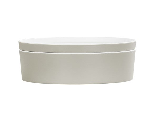 9" Ash Round Melamine Bento Box