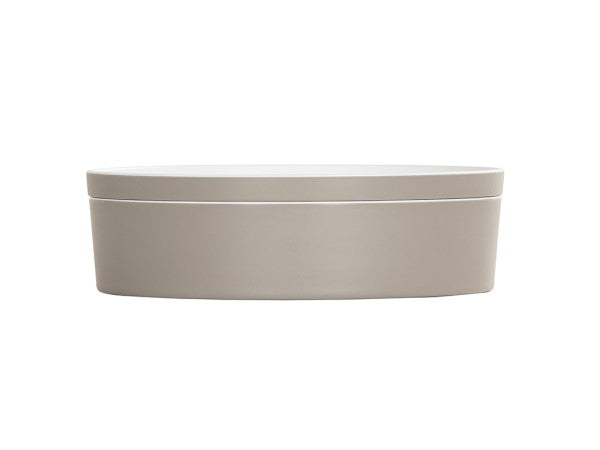 10.5" Ash Round Melamine Bento Box