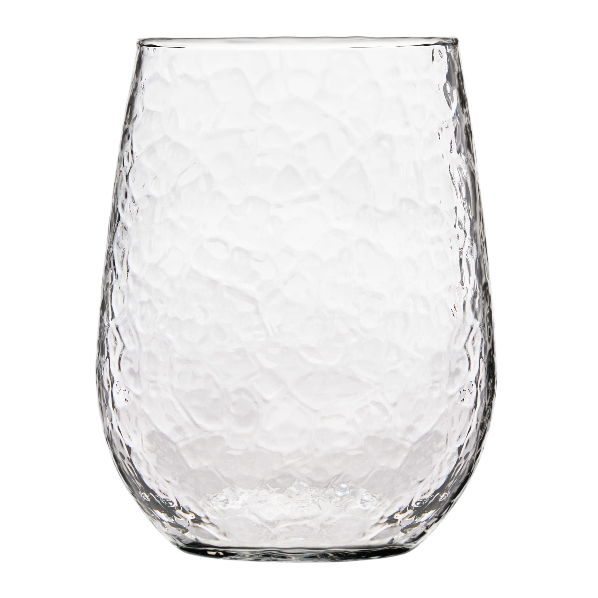 17 oz. Molten Hammered Stemless Glass