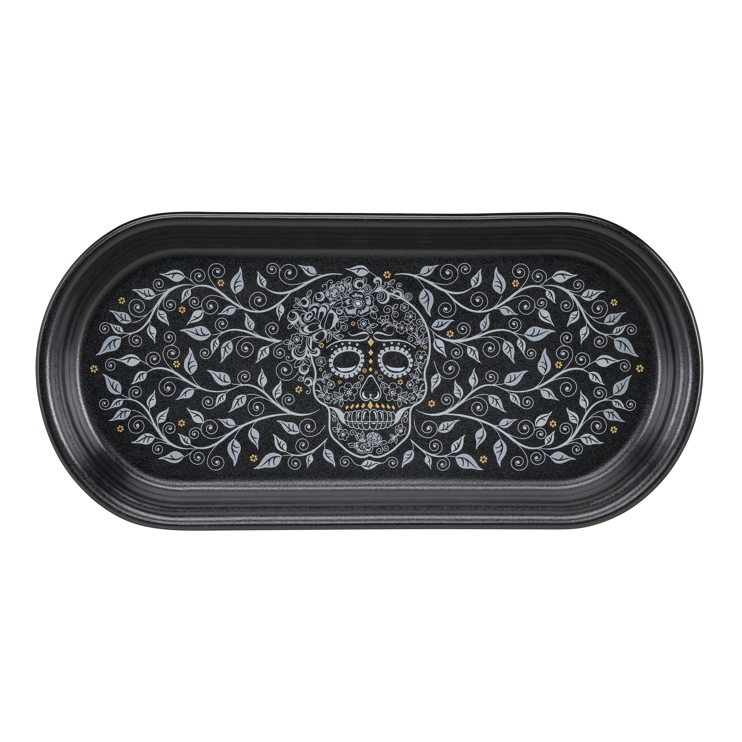 Tray L 11.875" W 5.625" Skull And Vine