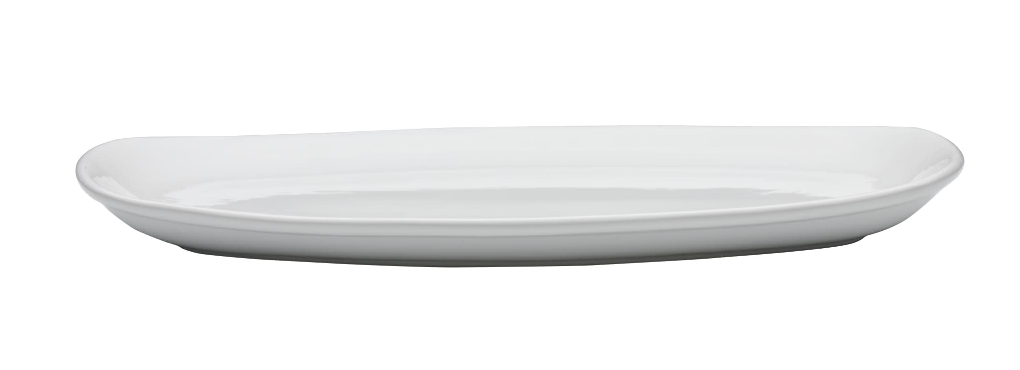 Porcelana Infinity 13-3/4 Platter", Bright White