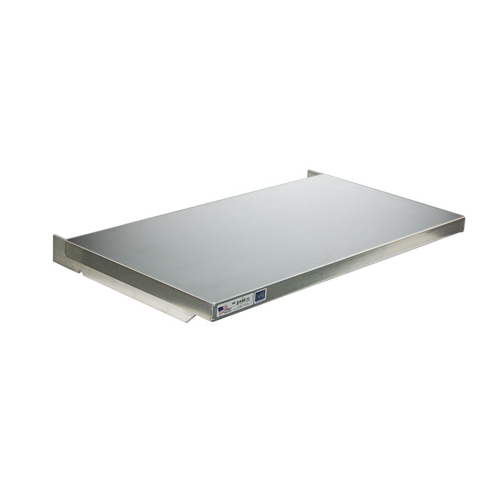 New Age Solid Cantilever Aluminum Shelf, 48" x 24", 700 lb Capacity
