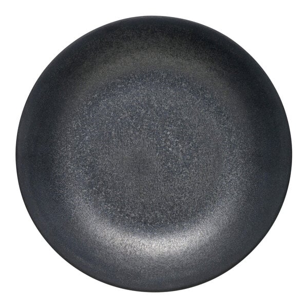 Ignea Coupe Plate, 11-1/4", Dark Glaze