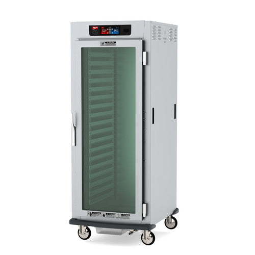 C5™ 9 Series Full-Height Pass-Thru Touch-Screen Low Wattage Controlled Humidity Cabinet w/ (18) Pan Capacity, Lip Load Slides, Glass/Solid Doors, 120v