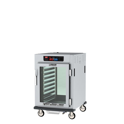 C5™ 9 Series Half-Height Pass-Thru Touch-Screen Low Wattage Controlled Humidity Cabinet w/ (8) Pan Capacity, Lip Load Slides, 2 Glass Doors, 120v