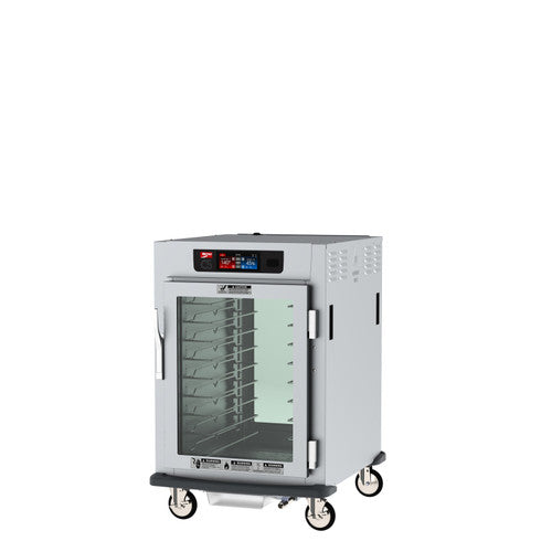 C5™ 9 Series Half-Height Pass-Thru Touch-Screen Controlled Humidity Cabinet w/ (8) Pan Capacity, Universal Slides, 2 Glass Doors, 120v