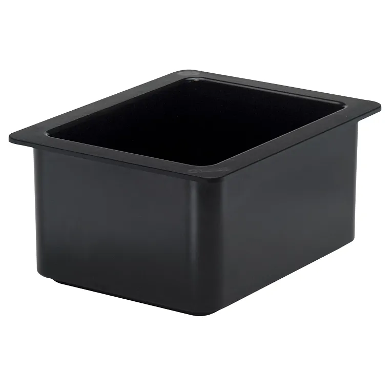 Coldfest Gastronorm Pan, 1/2 size, 6" deep, black