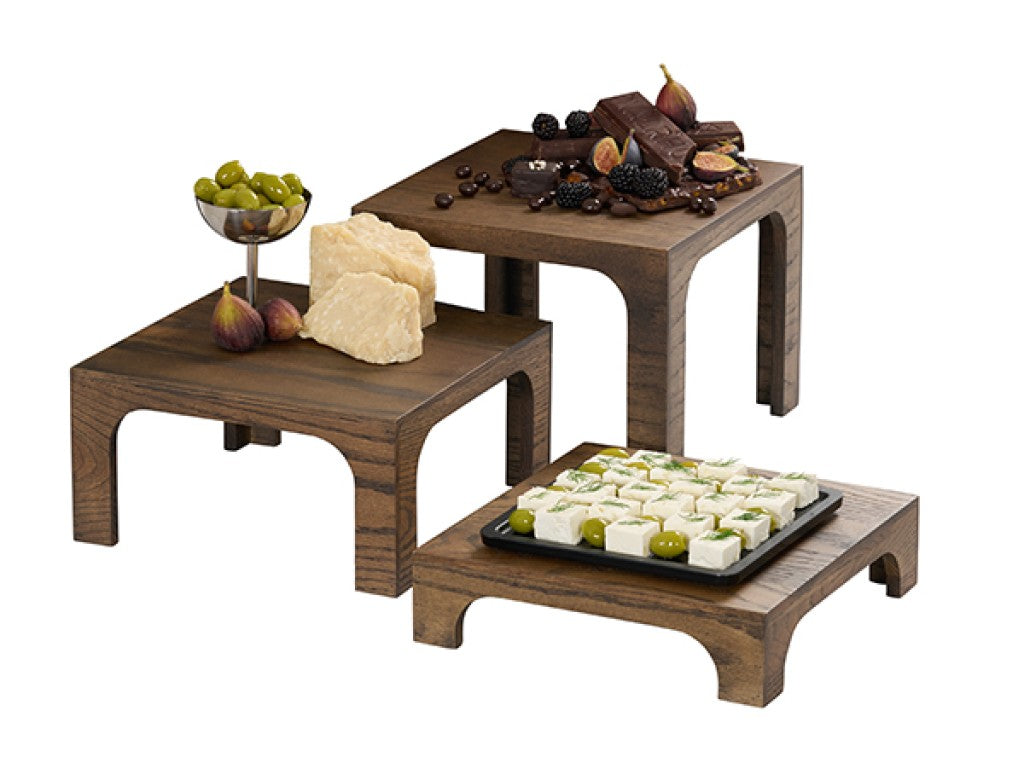 Melrose 12" Square Wood Riser, 9"H