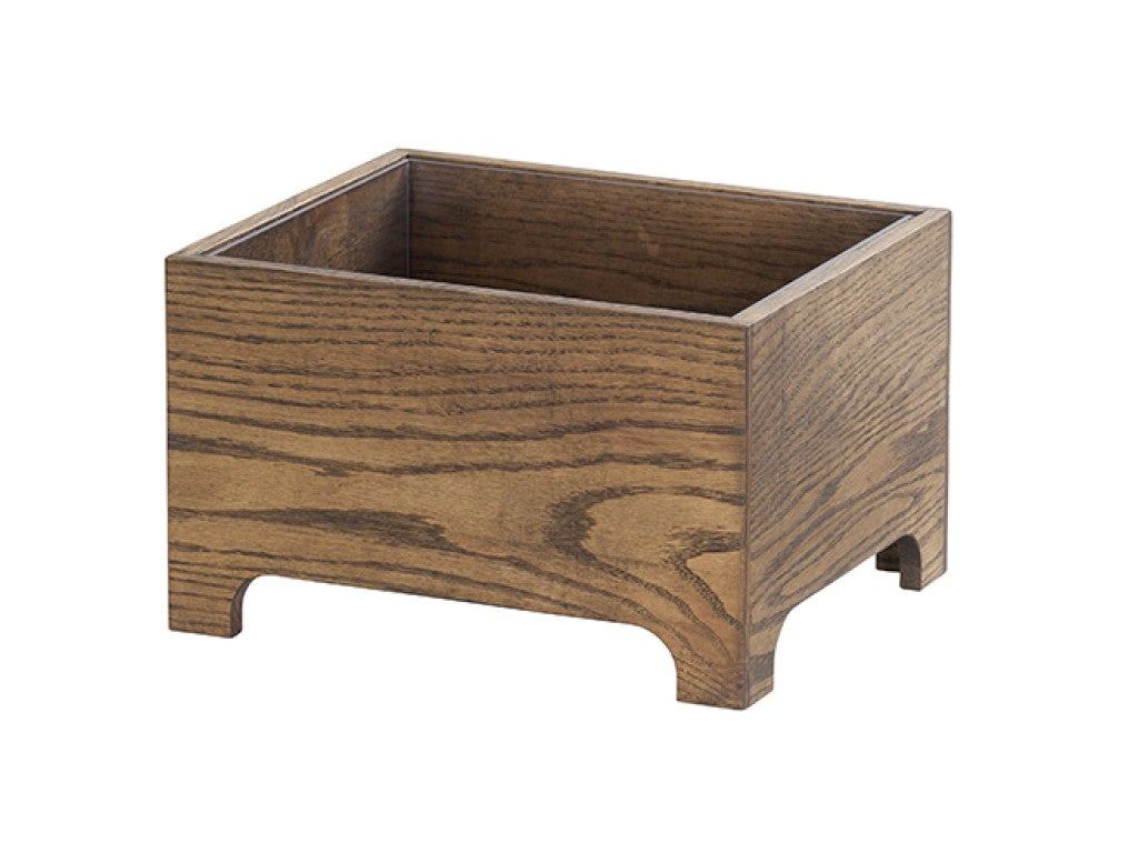 Melrose 11" x 13.25" Wood Ice Housing Beverage Display