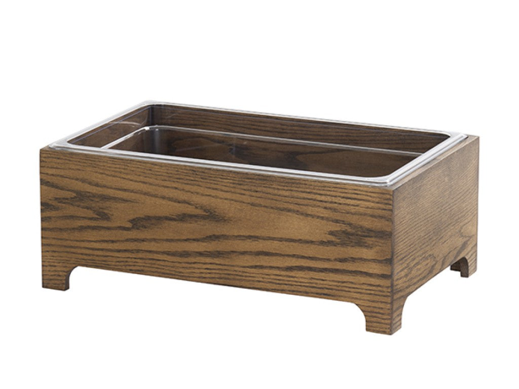 Melrose 21.5" x 13.25" Wood Ice Housing Beverage Display