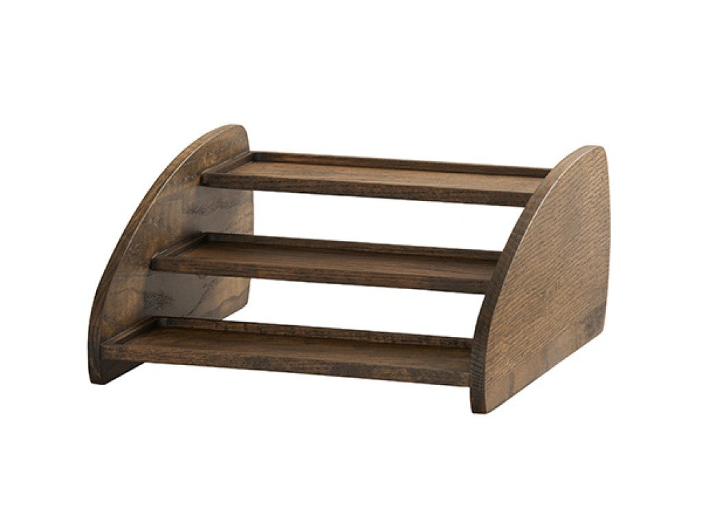 Melrose 9-Jar Wood Condiment Organizer