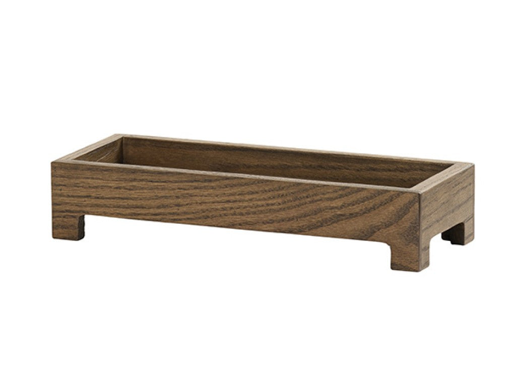 Melrose 3-Jar Wood Condiment Display