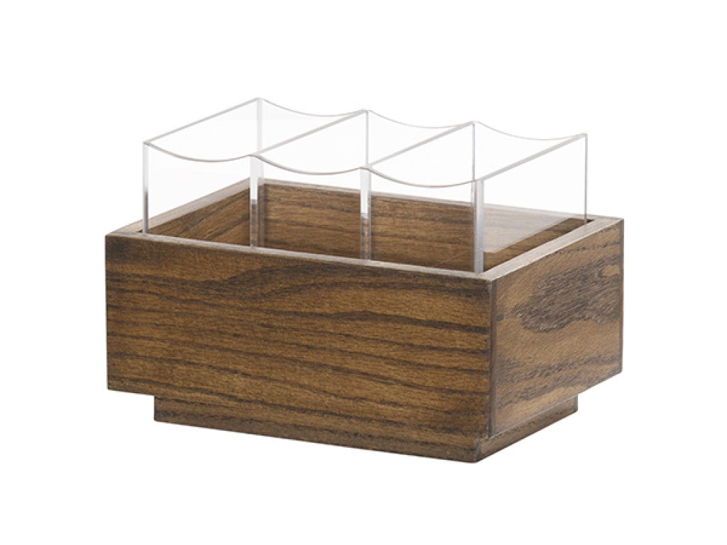 Melrose Wood Flatware Organizer Caddy