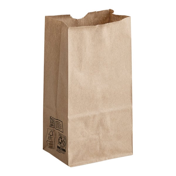 Kraft 3 lb. Paper Bag