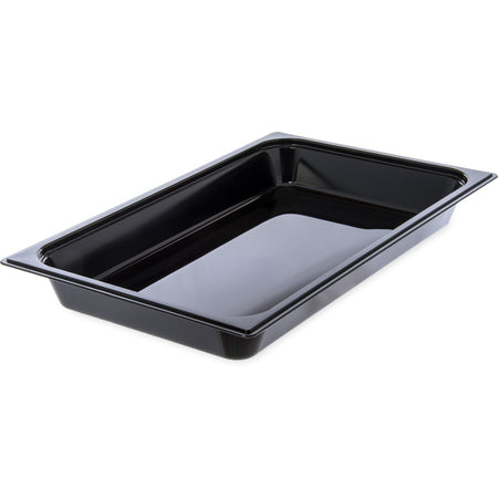 StorPlus™ Food Pan, 1/1 full size, 7.6 qt. capacity, 20-3/4" x 12-3/4" x 2-1/2" deep, Black