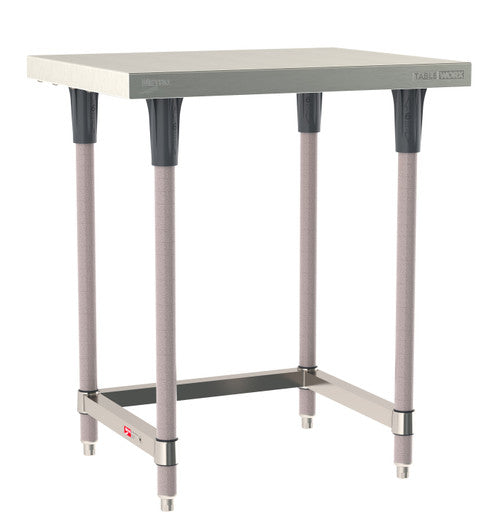 TableWorx Worktable, 30"W x 24"D, adjustable height, epoxy coated legs