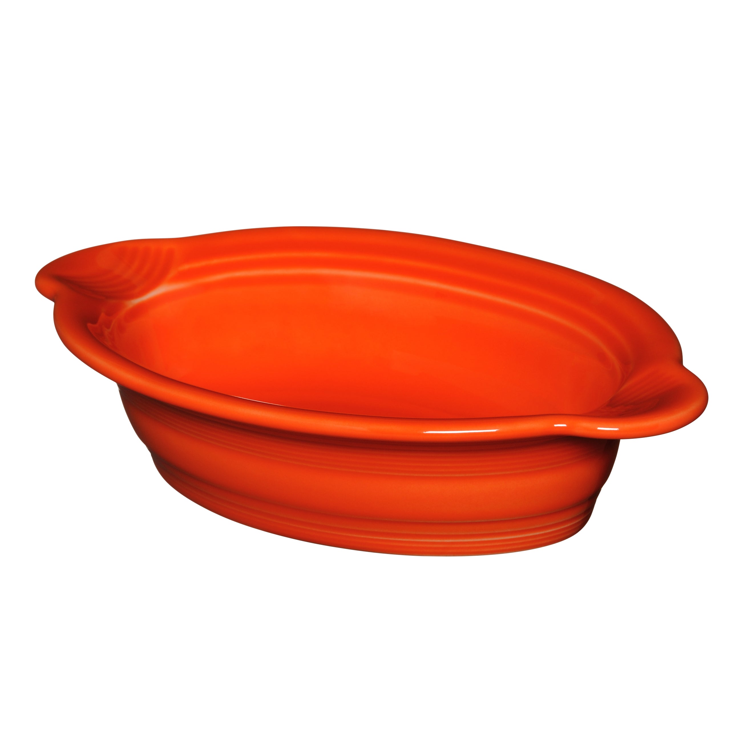 Oval Baker L 9.125" W 5.625" (13.0 Oz) Fiesta Poppy