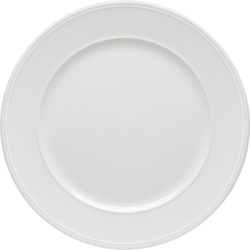 Come4Table Flat Plate with Rim 6.25", White