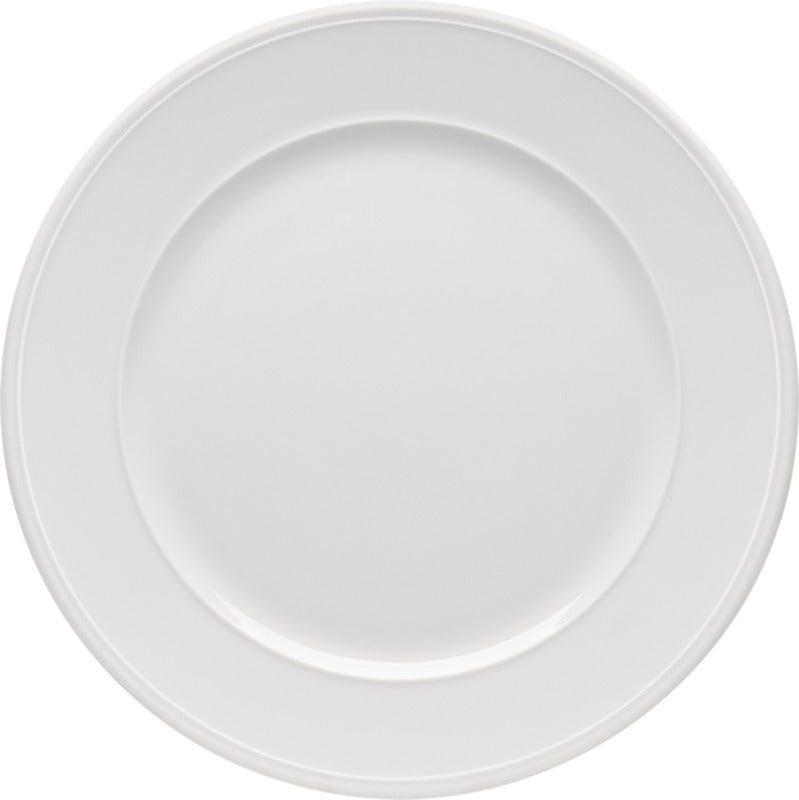 Come4Table Flat Plate with Rim 10.25", White