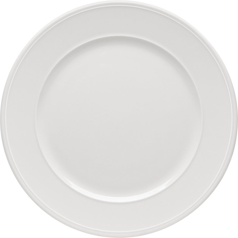 Come4Table Flat Plate with Rim 12.59", White