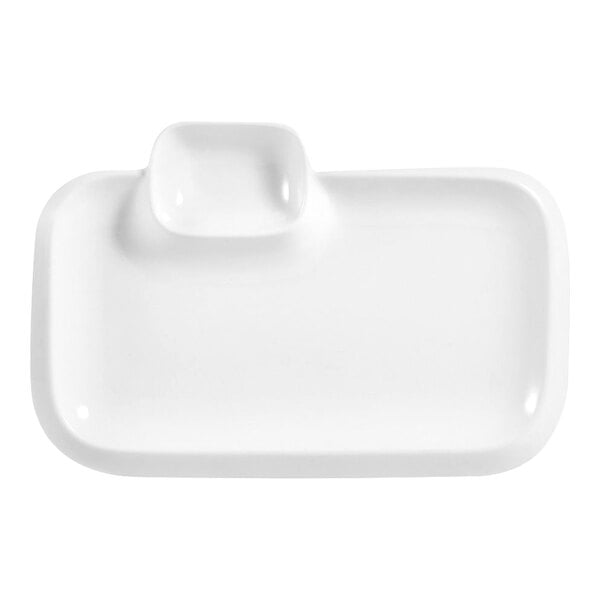 10" Party Platter with Sauce Compartment