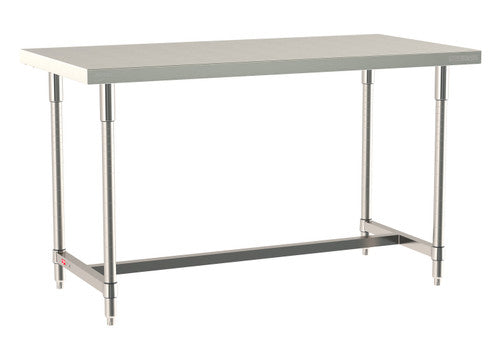 TableWorx Worktable, 60"W x 30"D, adjustable height