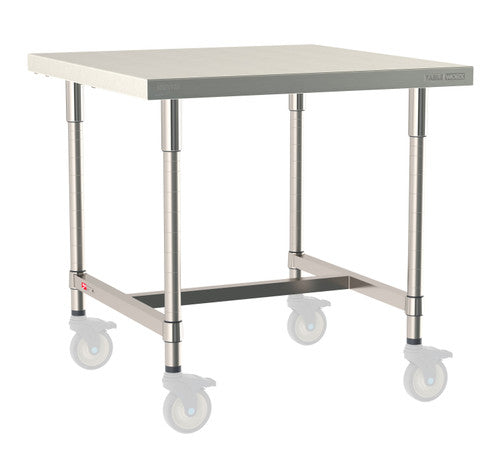TableWorx Worktable, 36"W x 36"D, adjustable height