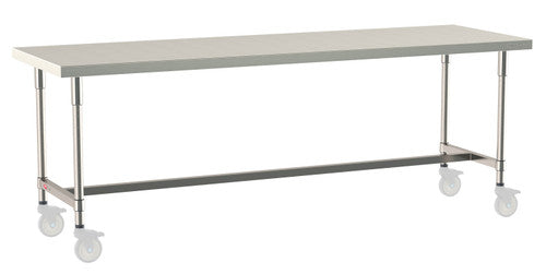 TableWorx Worktable, 96"W x 30"D, adjustable height