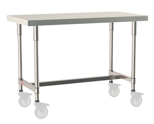 TableWorx Worktable, 48"W x 24"D, adjustable height