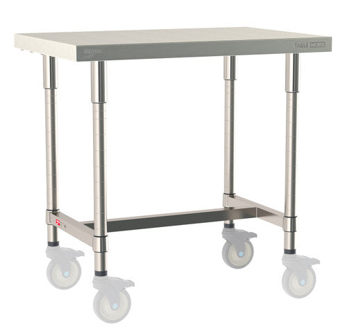 TableWorx Worktable, 36"W x 24"D, adjustable height