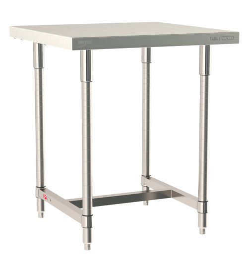 TableWorx Worktable, 30"W x 30"D, adjustable height