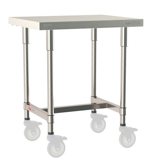 TableWorx Worktable, 30"W x 24"D, adjustable height