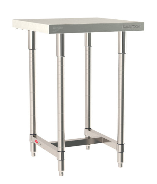 TableWorx Worktable, 24"W x 24"D, adjustable height