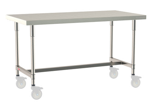 TableWorx Worktable, 60"W x 30"D, adjustable height