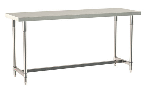 TableWorx Worktable, 72"W x 24"D, adjustable height