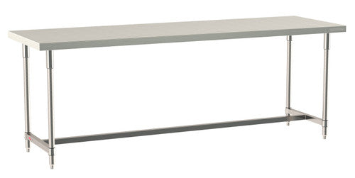 TableWorx Worktable, 96"W x 30"D, adjustable height