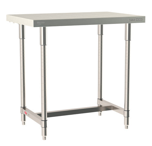 TableWorx Worktable, 36"W x 24"D, adjustable height