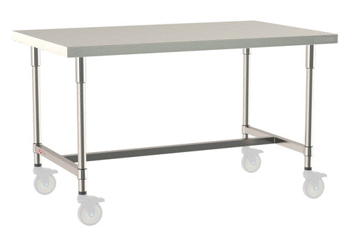 TableWorx Worktable, 60"W x 36"D, adjustable height