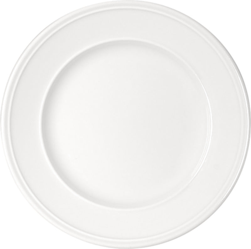 Come4Table Flat Plate with Steep Rim 6.50", White