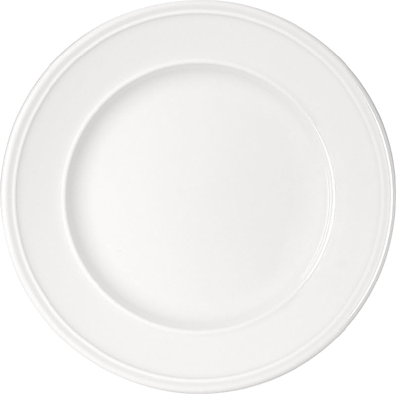 Come4Table Flat Plate with Steep Rim 9.00", White