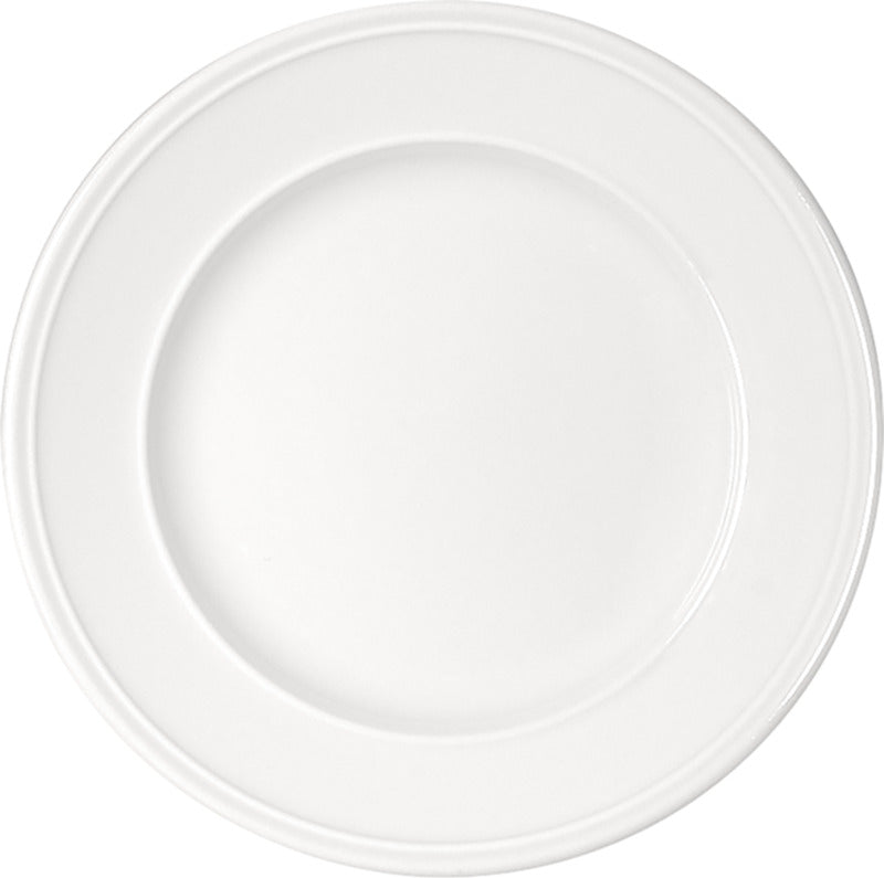 Come4Table Flat Plate with Steep Rim 10.33", White