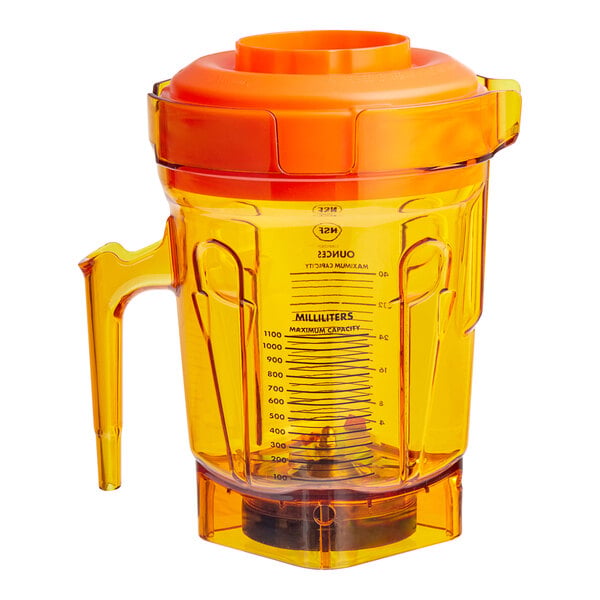 40 oz Accelerate Container with Dual Blade, Orange