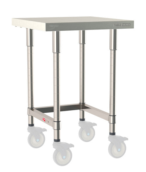 TableWorx Worktable, 24"W x 24"D, adjustable height