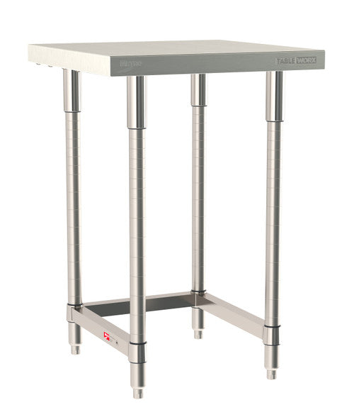TableWorx Worktable, 24"W x 24"D, adjustable height