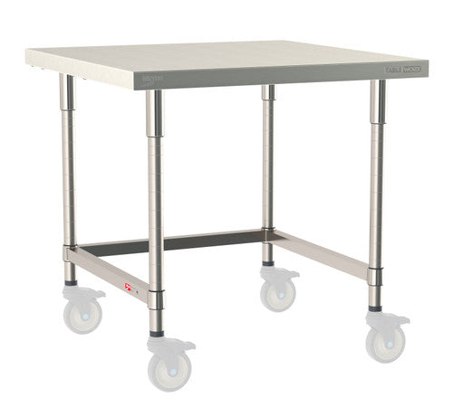 TableWorx Worktable, 36"W x 36"D, adjustable height