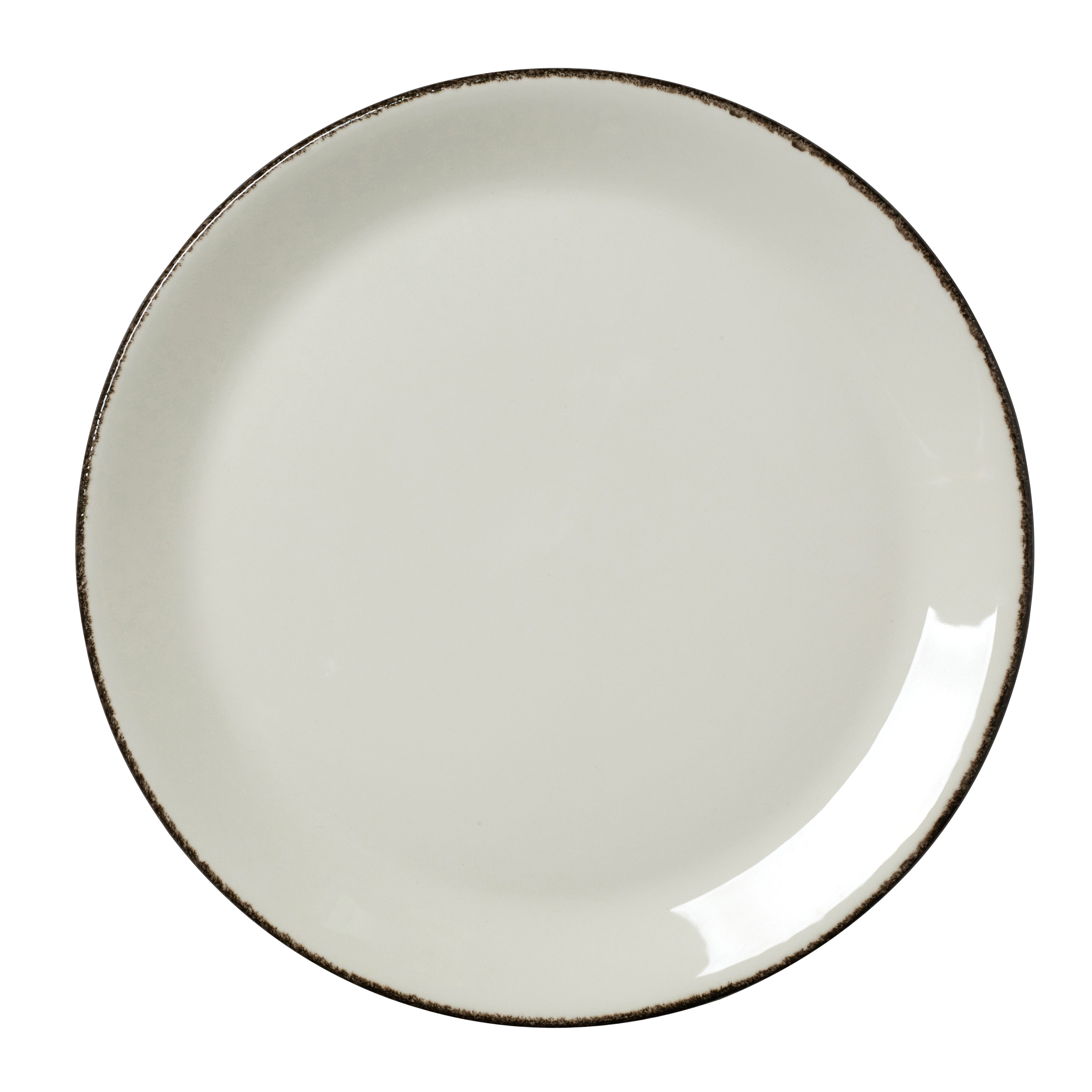 Coupe Plate 11.75" Dia. Charcoal Dapple