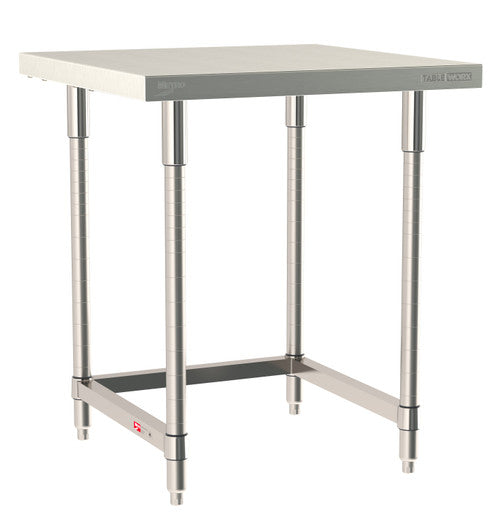 TableWorx Worktable, 30"W x 30"D, adjustable height