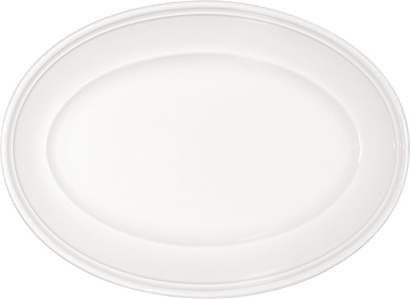 Come4Table Steep Rim Platter 9.50", White