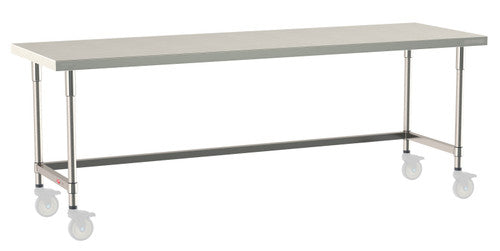 TableWorx Worktable, 96"W x 30"D, adjustable height