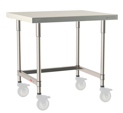 TableWorx Worktable, 36"W x 30"D, adjustable height